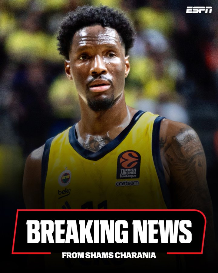 Shams：欧洲联赛MVP杰尔·海耶斯-戴维斯一年合同签约太阳